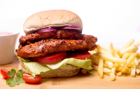 Chicken Tikka Burger